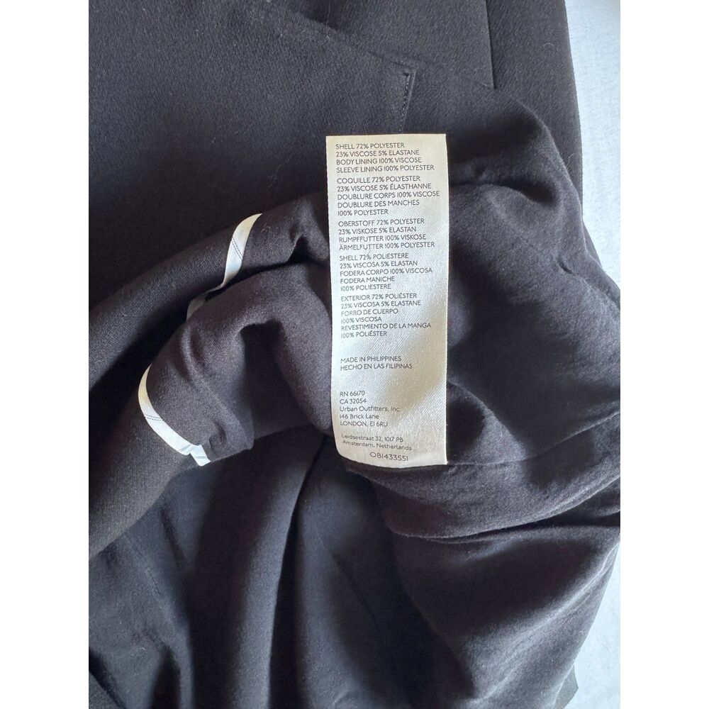 Maeve by Anthropologie Black Double Breasted Blazer Jacket | Size 2 - Picture 5 of 9